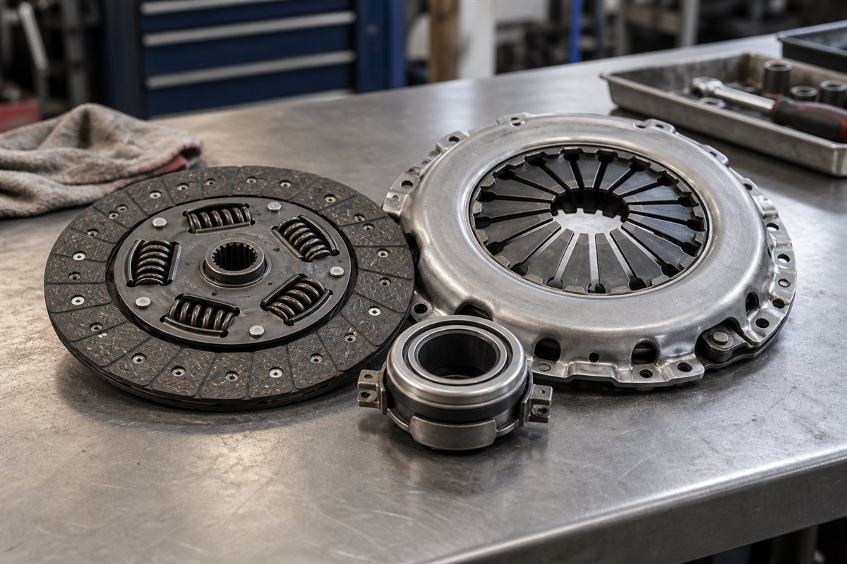 Generic clutch disc, pressure plate and release bearing